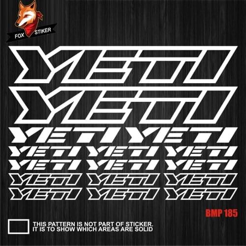 Road Bike Mountain Bike MTB Bicycle Frame Stickers Track Bike TT Bike Fat Bike Decal Reflective Stickers for YETI Stickers