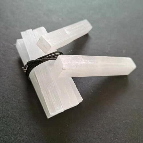 Natural feng shui White Selenite Sticks Reiki Crystals Healing Energy Wands Specimen for Home Decoration