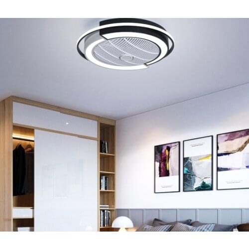 Nordic ultra-thin ceiling fan light invisible ceiling fan light household lamp fan integrated electric fan ceiling lights