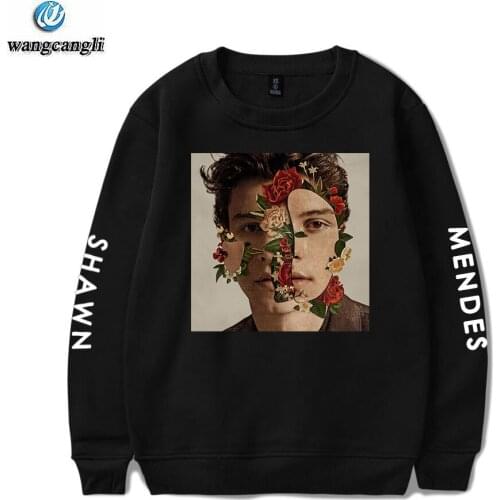 New Shawn Mendes Hoodie Autumn Women Sweatshirt Print Hip Hop Sweatshirts Mens Long Sleeve Hoodies Pullovers Jacket Girls Female