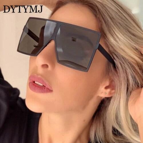 DYTYMJ 2020 Square Oversized Women Sunglasses Brand Designer Glasses Women/Men Luxury Eyewear Women Vintage Gafas De Sol Mujer