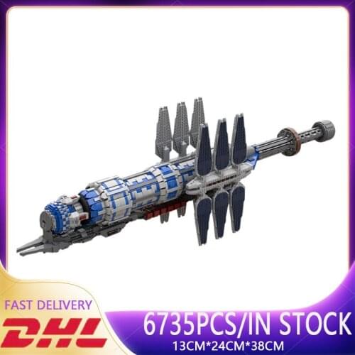 Hot Mocstyle 6735 PCS High-Tech Building Block 55403 Star Serie Wars Babylon 5 - UCS Scale Model Creator Bricks Kids Toys Gifts