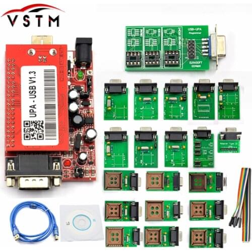 Hot Selling UPA USB UPAUSB Programmer With Full Adaptors V1.3 ECU Chip Tunning OBD2 CAR Diagnostic-Tool with Best Price