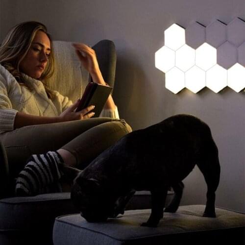 Simple LED Night Light Helios Touch Modular Sensitive Lighting,Home Decoration Bedroom Magnetic Indoor Lighting Fixtures