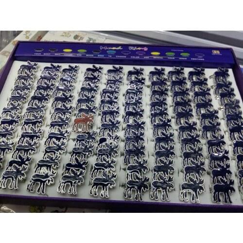 Cartoon animal adjustable mood rings