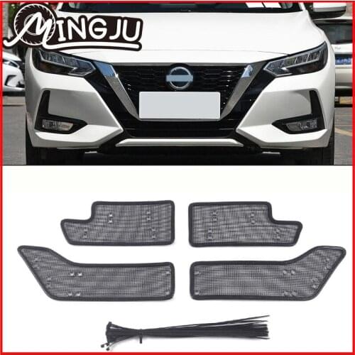Car Grill Insect Net Insect Screening Mesh Protection Cover Trim Accessories For Nissan Sylphy 2016 2017 2018 2019 2020
