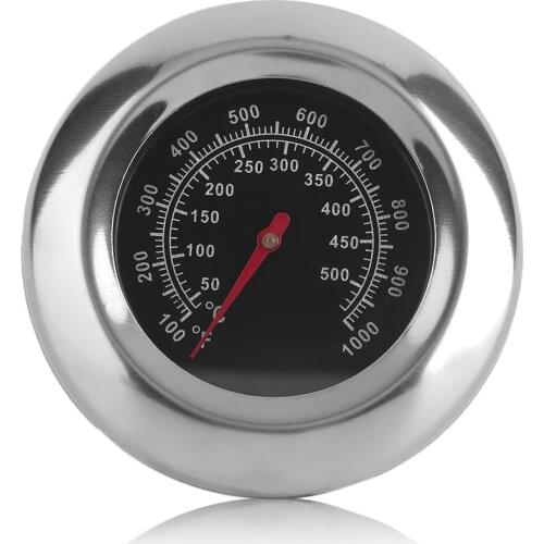 50℃~550℃ Stainless Steel Barbecue Thermometer BBQ Smoker Grill Temperature Gauge Household Oven Thermometers Kitchen Accessories
