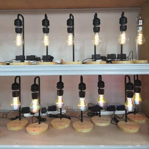 Creative maglev sitting room practical study bedroom night light lamp hanging decoration