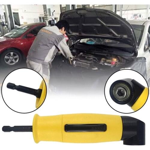 90 Degree Corner Angled Drill Bit Adapter Right Angle Screwdriver Driver Reversible Ratchet Labor-saving Batch Bender Cornerer