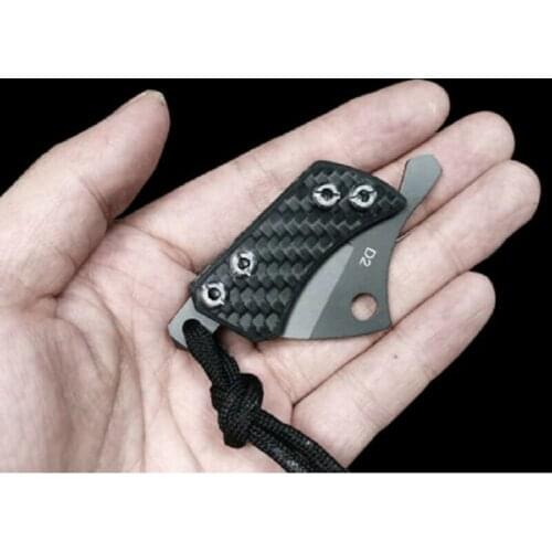 Ultra-light mini Carbon fiber shell folding Utility knife fruit knife