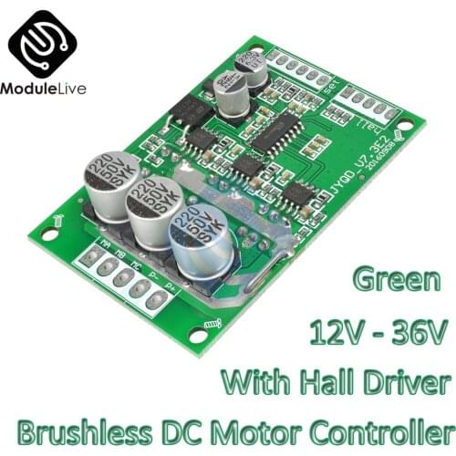 Motor Speed Controller DC 12V-36V 500W PWM DC Brushless w Hall Motor Balancing Automotive Balanced BLDC Car Driver Control Board