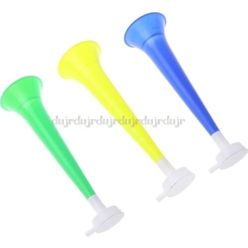 High Quality Cheer Plastic Horn Football Game Fans Cheerleading Props Vuvuzela Kid Trumpet Au31 19 Dropship