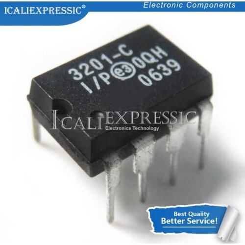 1PCS MCP3201-BI-P MCP3201-CI/P MCP3201 DIP-8 In Stock