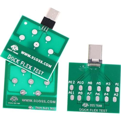 1PC Micro USB Dock Flex Test Board for Phones U2 Battery Power Function Diagnostic Charging Port Diagnostic Tool