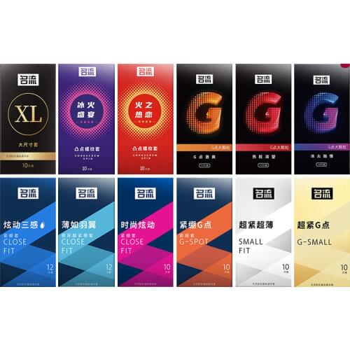 PERSONAGE 10 Pcs Hot Sale Quality Sex Products 6 types Natural Latex Condoms For Men Adult Better Sex Toys Safer Contraception