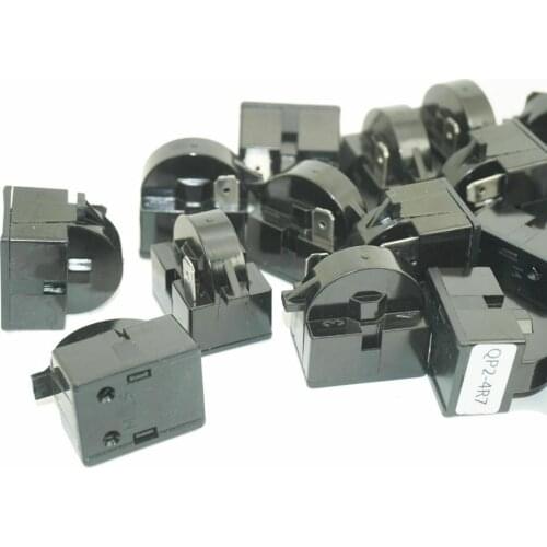 10 pcs Universal Refrigerator Freezer PTC Compressor Start Relay QP2 4R7 - 1 Pin