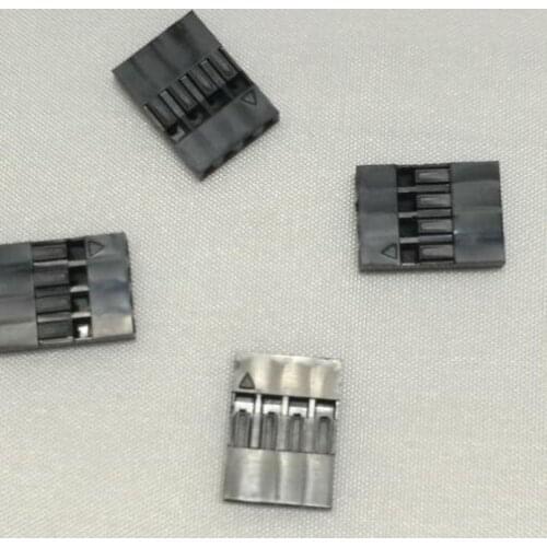 100pcs 2.54mm Pitch 4P Dupont Housing Plastic Shell Terminal 4Pin Jumper Wire Housing Connector