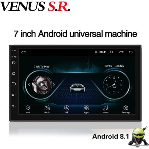 VenusSR Android 8.1 2.5D 2DIN Car radio Multimedia Video Player Universal auto Stereo GPS MAP For Volkswagen Nissan Hyundai Kia