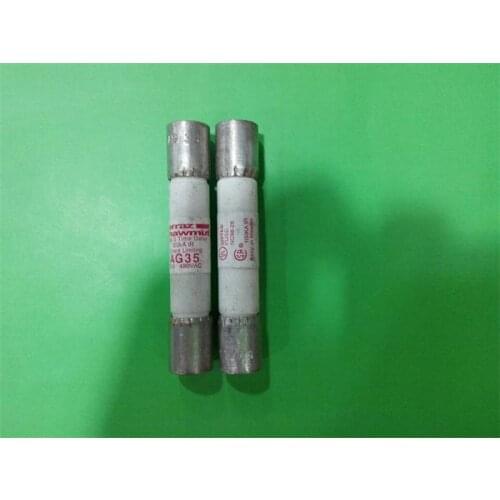 Free shipping 5pcs AG 35 delay fuse Ferraz Shawmut Roland ceramic 10X57MM genuine 35A