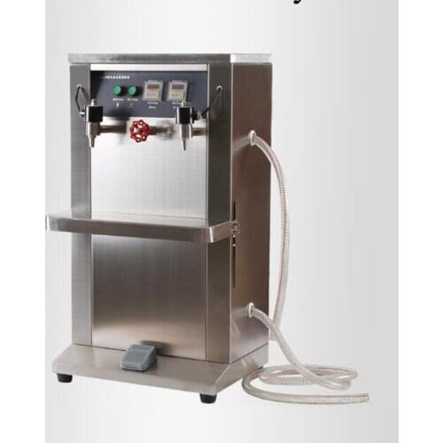 Electric liquid filling machine for beverage juice milk olive oil wine timing quantitative stainless steel filling machine