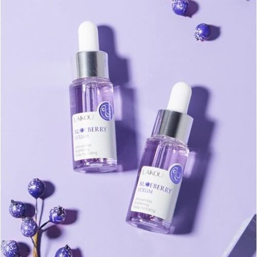 Blueberry Brighting Skin Face Essence Serum Anti Wrinkle Face Serum Shrink Pores Anti-Aging Moisturizing Dry Skin Care 17ml