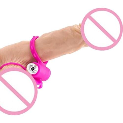 Penis Rings Vibrator Cock Ring For Sex Time Delay Silicone Ring Sex Ring For Men Bullets Vibrator For Couple