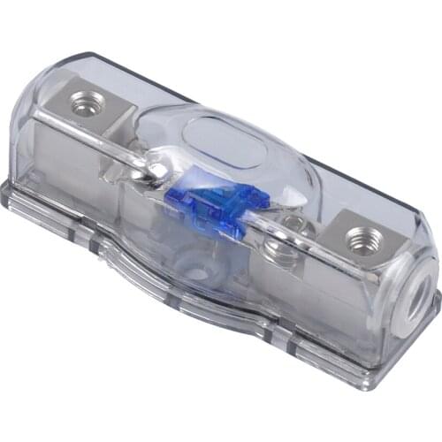 Mini ANL 4/8G Fuse Holder Zinc Alloy W/ 60A Fuse Included 4/8 GA IN-4/8 GA OUT 60A