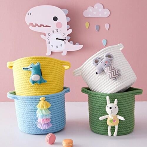 Desktop Storage Basket Barrel Hamper Standing Socks Toys Underwear Cosmetics Storage Bucket Organizer Holder Pouch Household