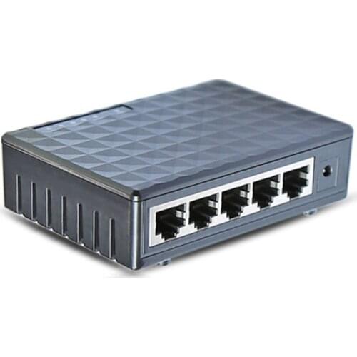 Mini 5 Port Desktop Ethernet Network Switch,1000Mbps LAN Hub,Small and Smart,Plug and Play,Easy Setup