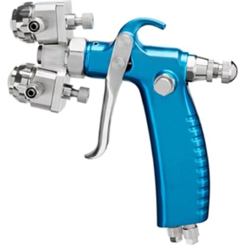 GEYE painting high pressure dual head pneumatic sprayer pneumatic tool double nozzle spray gun