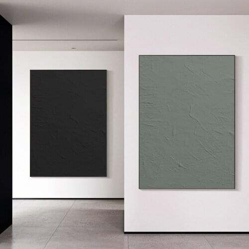 Simple modern abstract pure color oil painting art poster porch mural living room decoration picture printing core