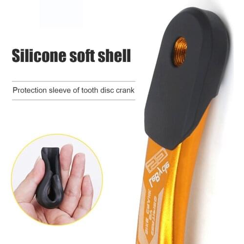 2pcs Bicycle Crank Protector Case Road Bike MTB Folding Bike Fixed Gear Carbon Fiber Bike Parts Crankset Cycling Accessories