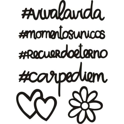 CLEAR STAMPS Spanish DIY Scrapbook Card album paper craft silicon rubber roller transparent stamps 20