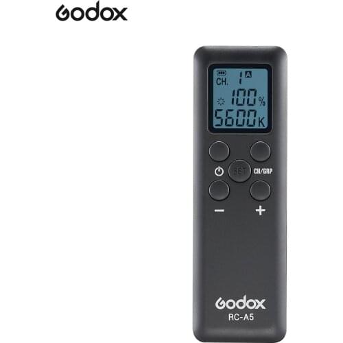 Godox RC-A5 Remote Control 16 Channel 6 Groups Replacement for Godox SL-60W SL-100W SLB60W LED308W/Y/C LED308IIW/Y/C LED500W/Y/C