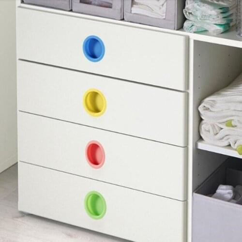 Pink Slot handle rubber Handle yellow star children furniture Pulls cupboard kids bedroom furniture handle round Slo