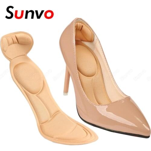 Memory Foam Insoles for Shoes Sole Women Flat Feet Arch Support Orthopedic Massage Insoles for Feet Care High Heels Inserts