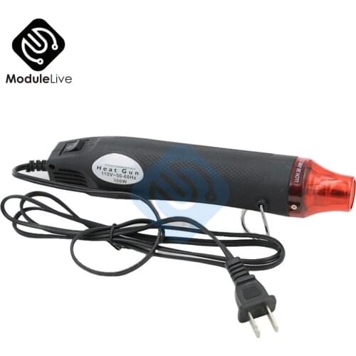 Heat Gun Shrink Hot Air Temperature 110V 300W DIY Electric Power Nozzles Tool