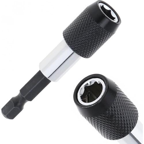 Drill Chuck 1/4inch Impact Drive Shank Quick Change Holder Hex Bit Drill Chuck with Hex Shank Electric Drill / Screwdriver