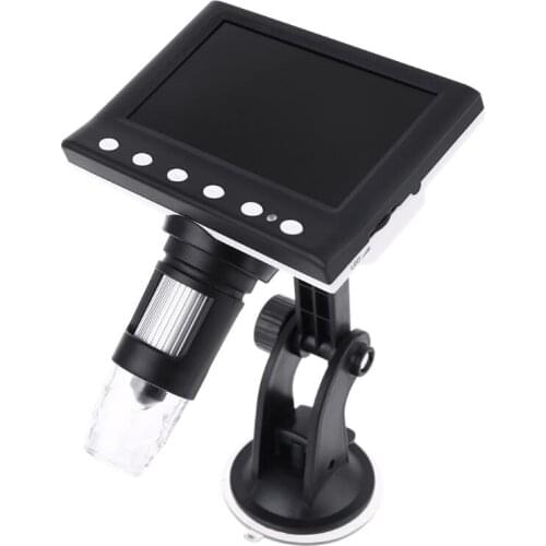 1000X Digital Microscope Magnifier Video Camera 4.3\" LCD Rechargeable Microscope 517A