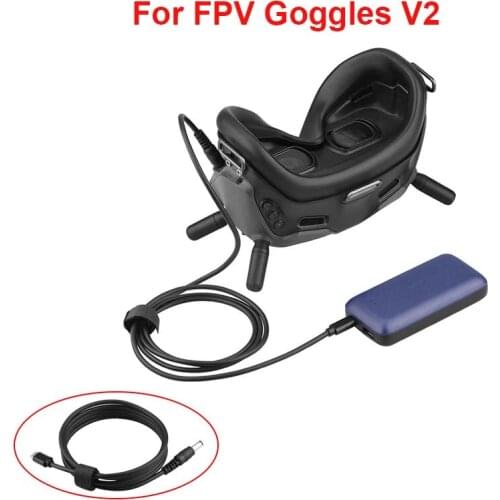 153cm PD Charger Power Supply Cable for DJI FPV Goggles V2 USB-PD Fast Charger PD Port Mobile Power Line for DJI FPV Goggles V2