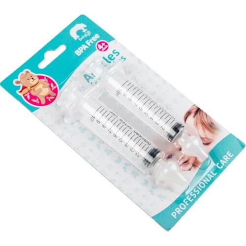 2 Pcs Baby Nose Clean Needle Tube Infant Baby Care Nasal Aspirator Cleaner Rinsing Device Baby Rhinitis Nasal Washer