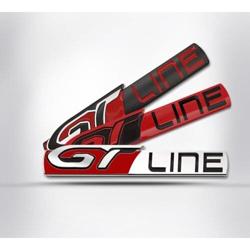 3D metal car sticker for Peugeot 208 308 508 3008 5008 GT Line Accessories Car Side Emblem Stickers Sticker Rear Trunk Decor