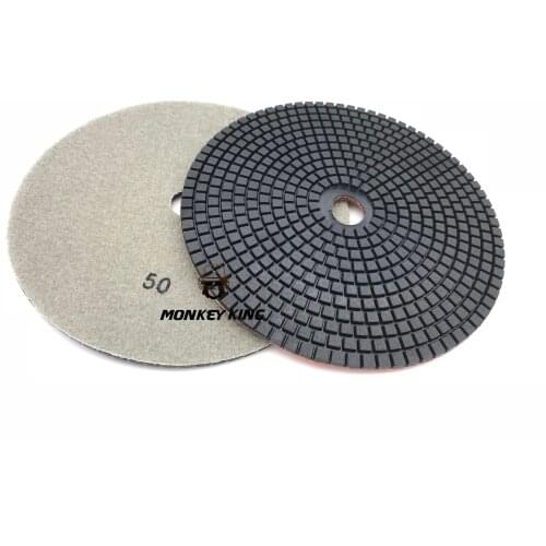 7 Inch 180mm Granite Marble Concrete Ceramic Diamond Polishing Pads Wet Dry Use