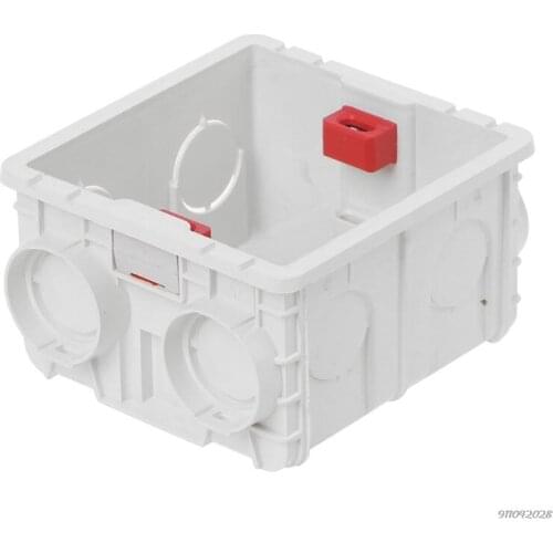 86-Type PVC Junction Box Fire resistance Wall Mount Cassette For Switch Socket Base M3 21 Wholesales