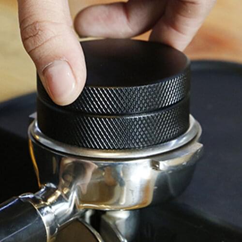 304 Stainless Steel Coffee Espresso Tamper 51/53/58mm Three Angled or Flat Base Thread Tools Bottomless Naked Portafilter