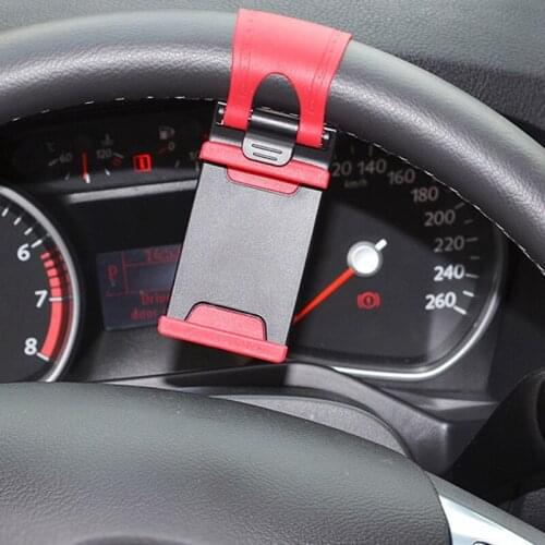 Car Steering Wheel Phone Socket Holder for Xiaomi Mi8 Redmi Note 6 5A Pro for iPhone X XR XS Max