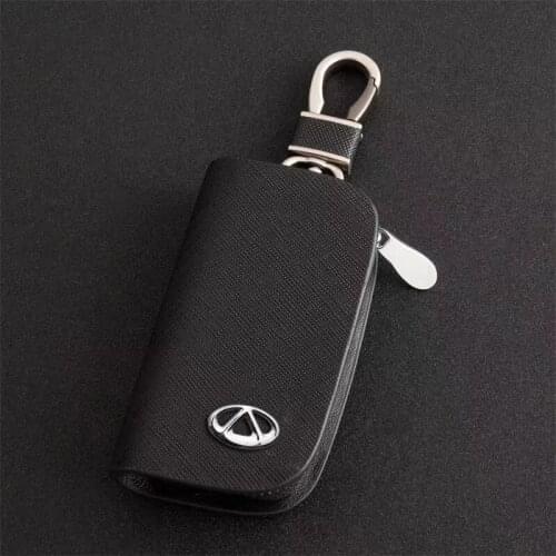 New Leather Car Key Cover Case For Chery Tiggo 8 Arrizo 5 pro gx 5x eQ7 Chery tiggo 7Pro 2020 Butler wallet key case Couple Gift