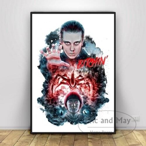 Stranger Things Part 2 Art Posters And Prints Canvas Painting Pictures On The Wall Vintage Poster Decorative Home Decor Plakat