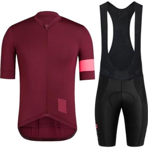 New 2020 Men RCC Summer Short Sleeve Breathable Cycling Jersey set Mountain Bicycle Wear Quick-Dry Racing Road Bike Clothing