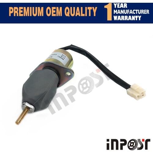 New 119807-77800/SA3840T 12V Fuel Shut Off Solenoid For Yanmar 4TNE98 4TNE94